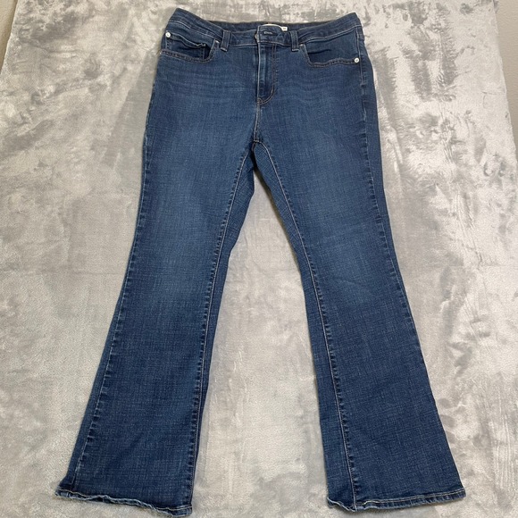 Levi's Bootcut Jeans Women's Size 33 725 High Rise Medium Wash Denim - Picture 1 of 7